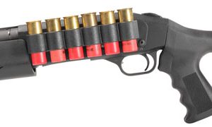 TacStar 1081212 Slimline Sideaddle Mossberg 930 12 Gauge 6rds Black Polymer w/Aluminum Mounting Plate