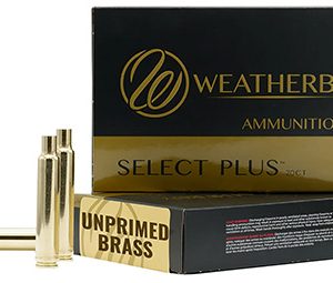Weatherby BRASS257 Unprimed Cases  257WthbyMag Rifle Brass 20/Box