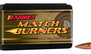 Barnes Bullets 30162 Match Burners  22Cal 69gr Match Burners Boat Tail 100/Box
