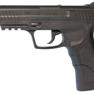 Daisy 5415 415 Powerline CO2 177 BB Smooth Bore Steel Barrel, 21 Shot Built-In BB Magazine, Black Frame w/Accessory Rail, Checkered Polymer Grips, Manual Safety