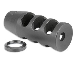 AR-15 5.56/.223 Muzzle Brake, 1/2x28 Threads