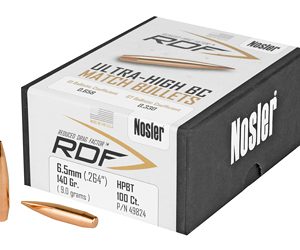 NOSLER RDF 6.5MM 140GR HPBT 100CT