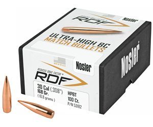 NOSLER RDF 30 CAL 168 HPBT 100CT