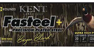 Kent Cartridge CC203FSP283X5 Fasteel + Precision Steel Sports South Exclusive Bayou Blend 20Gauge 3" 1oz 3x5Shot 100Per Box/2 Case *Case Only