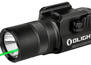 Olightstore Usa Inc BALDRPRORBK Baldr Pro R  Black Anodized 300/500/1,350 Lumens White LED Green Laser