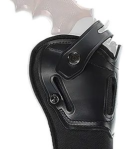 Galco SA845RB Switchback Strongside Crossdraw Belt Black Hybrid Leather-Synthetic Fits Arex Delta L Ambidextrous