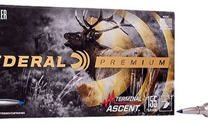 Federal P28NTA1 Premium  28Nosler 155gr Terminal Ascent 20 Per Box/10 Case