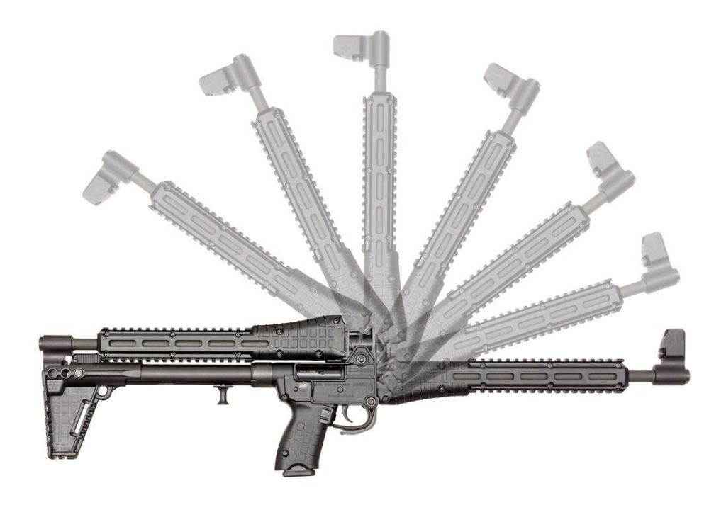 A picture of 0003261 keltec sub 2000 g2 9mm rifle 10rd m lok mp mags adj stock blued green finish with USA Gun Store
