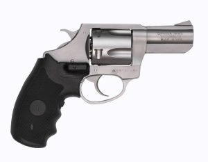 A picture of 0008671 charter arms bulldog 44 special 25 barrel 5rd stainless steel revolver crimson trace grips with USA Gun Store