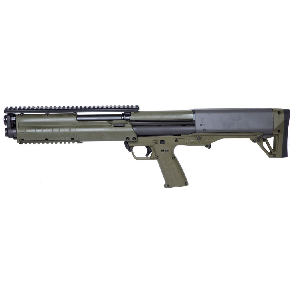 A picture of 0009397 kel tec ksg 12 gauge shotgun 14rd green finish with USA Gun Store