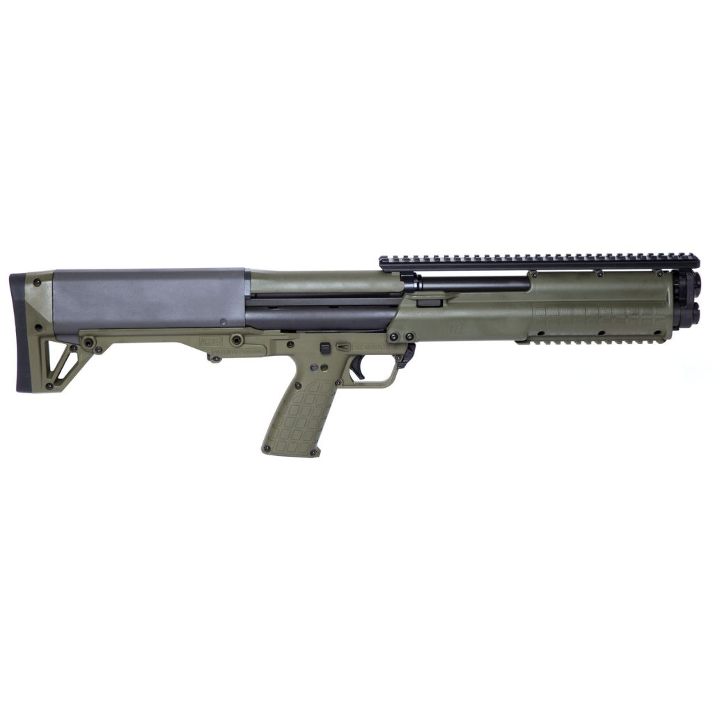 A picture of 0009398 kel tec ksg 12 gauge shotgun 14rd green finish with USA Gun Store
