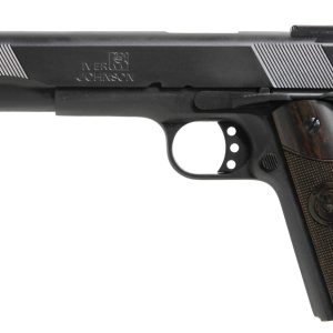 Iver Johnson Arms EAGLEXL10 1911 Eagle XL  10mm Auto 6" 8+1 Matte Blued Black Cerakote Long Slide Diamondwood Walnut with Integrated Logo Grip Adj Sights