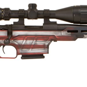 Howa HMXL762USA M1500 Mini Excel Lite 7.62x39mm 20" TB 5+1 American Flag Cerakote Black Folding HTI Excl Lite Chassis Stock