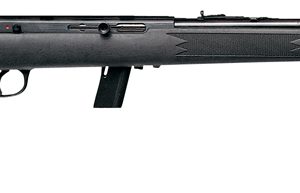 Savage Arms 40203 64 F 22 LR 10+1 21" Matte Black Carbon Steel Sporter Barrel, Carbon Steel Grooved Receiver, Matte Black Fixed Synthetic Stock