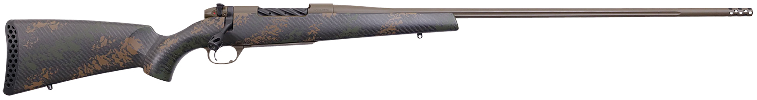 WEATHERBY Mbc20n65cmr4b Mark V Backcountry 2.0 6.5 Creedmoor 4+1 22" Barrel, Patriot Brown Cerakote Metal Finish, Brown Sponge Pattern Black Peak 44 Blacktooth Stock