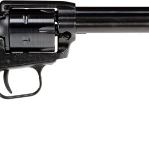 Heritage Mfg RR22B6BBK Rough Rider  22 LR 6 Shot, 6.50" Black Oxide Steel Barrel, Black Steel Frame, Black Oxide Cylinder, Black Laminate Wood Grip, Hammer/Thumb Safety, Exposed Hammer