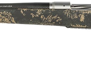 Christensen Arms 8010617500 Ridgeline FFT 7mm-08 Rem 4+1 20" Carbon Fiber Threaded Barrel, Stainless Steel, Green with Black/Tan Accents, Stock, Left Hand