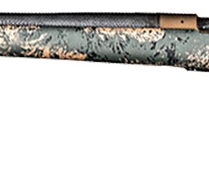 Christensen Arms 8010621300 Ridgeline FFT 300 Win Mag 3+1 22" Carbon Fiber/Threaded Barrel, Burnt Bronze Cerakote, Green with Black/Tan Accents Stock, Left Hand