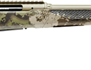 Savage Arms 58024 Impulse Big Game 308 Win 4+1 22" Threaded, Hazel Green Barrel/Rec, Woodland Camo AccuStock with AccuFit, Includes Detachable Box Mag