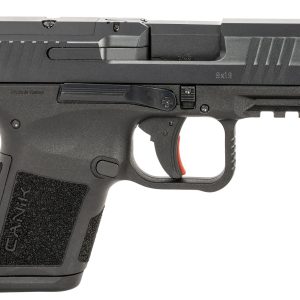 Canik HG7620N MC9  9mm Luger 12+1/15+1 3.18" Black Steel Barrel, Matte Black Tenifer Cerakote Optic Ready/Serrated Slide, Black Polymer Frame w/Picatinny Rail, Black Polymer Grips
