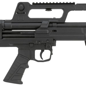 Escort HEBP20180001  BullTac 20 Gauge Pump 3" 5+1 18" Black Steel Barrel, Black Picatinny Rail Aluminum/Polymer Receiver, Bullpup w/Pistol Grip Synthetic Stock