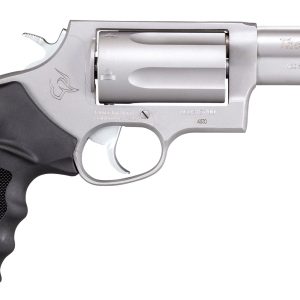 Taurus 2441039T Judge  Compact Frame 45 Colt (LC)/410 Bore 5rd 3" Matte Stainless Stainless Steel Barrel, Cylinder & Frame, Black Finger Groove Grip, Exposed Hammer