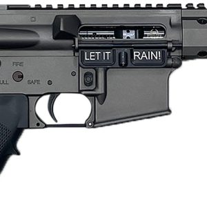 Black Rain Ordnance BRO24102501 Spec15  556 NATO 7" Black Nitride Steel Barrel, Tungsten Gray Cerakote Receiver, Black Stock