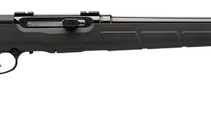 Savage Arms 47001 A17  Semi-Auto 17 HMR Caliber with 10+1 Capacity, 22" Barrel, Black Metal Finish & Matte Black Synthetic Stock Right Hand (Full Size)