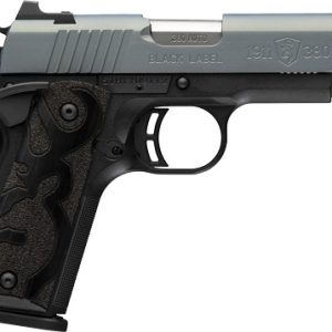 BROWNING 1911-380 BLACK LABEL - 380ACP 3.58"CMP 8RD NTN LGTS