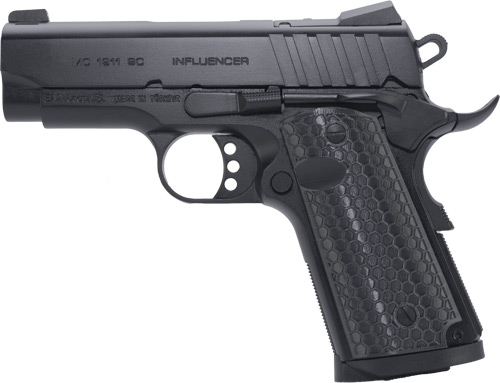 GIRSAN Mc1911 Influencer 9mm - Officer Adj Sight 7rd Black
