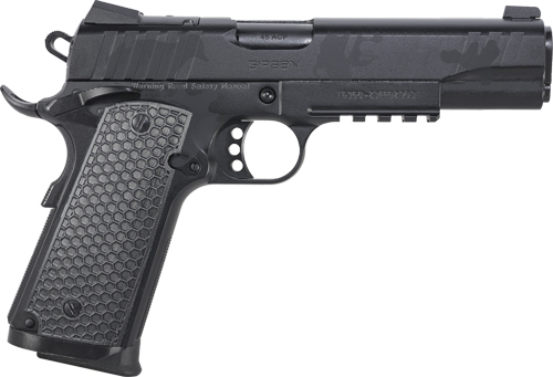 GIRSAN Mc1911s Influencer Govt - 45acp Adj Sight 8rd Black Cam