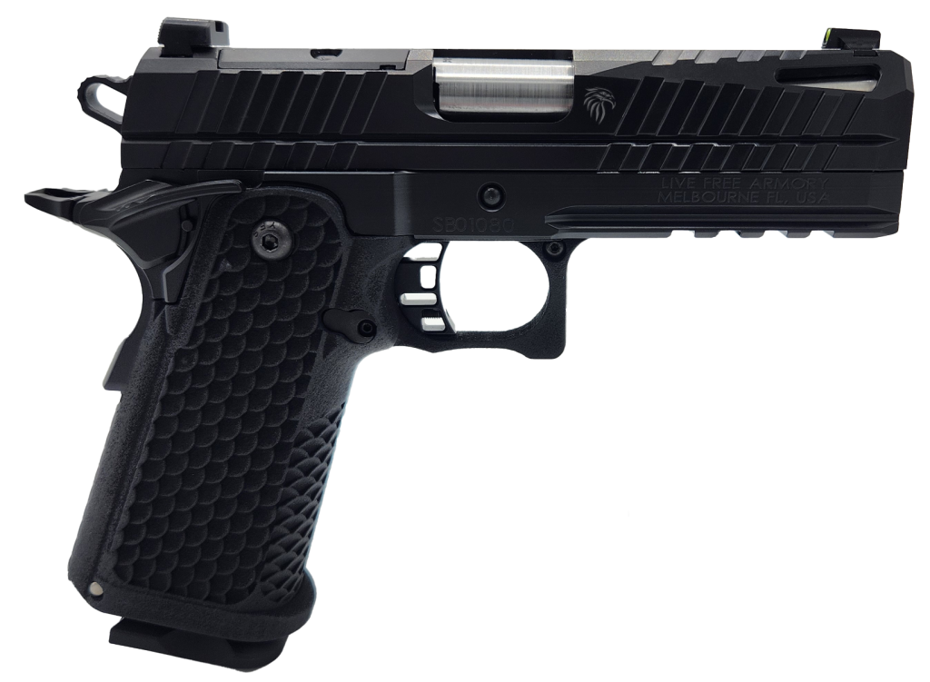 A picture of compact apollo left blk with USA Gun Store