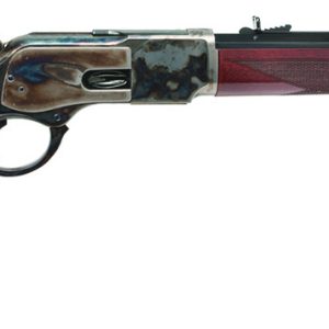 Cimarron CA204 1873 Short Deluxe Full Size 45 Colt (LC) 10+1, 20" Blued Octagon Steel Barrel, Color Case Hardened Steel Receiver, Walnut Fixed Pistol Grip Stock, Right Hand