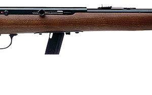 Savage Arms 30000 64 G 22 LR Caliber with 10+1 Capacity, 21" Barrel, Matte Blued Metal Finish, Satin Hardwood Stock & No AccuTrigger Right Hand (Full Size)