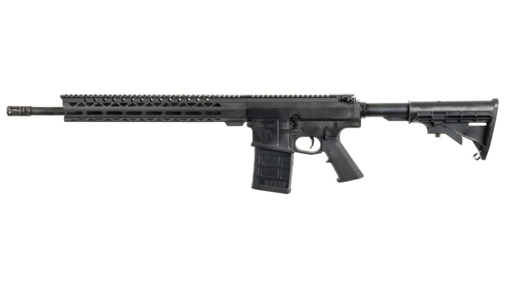 A picture of 0011476 lf308 battle rifle cerakote black blk 308 win 20rd mag with USA Gun Store