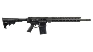 A picture of 0011477 lf308 battle rifle cerakote black blk 308 win 20rd mag with USA Gun Store