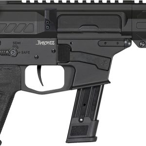 CMMG 92A0B0FAB Banshee MK17 9mm Luger 21+1 8" Black Nitride Medium Taper Threaded Barrel, EML 7" M-LOK Handguards, Black Armor Cerakote Aluminum Picatinny Rail Receiver, CMMG Zeroed Grips