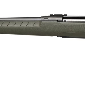 Savage Arms 32130 Axis 2 Compact 7mm-08 Rem 4+1 20" Matte Black Heavy Sporter Barrel, Matte Black Drilled & Tapped Carbon Steel Receiver, Fixed OD Green Synthetic Stock, Left Hand