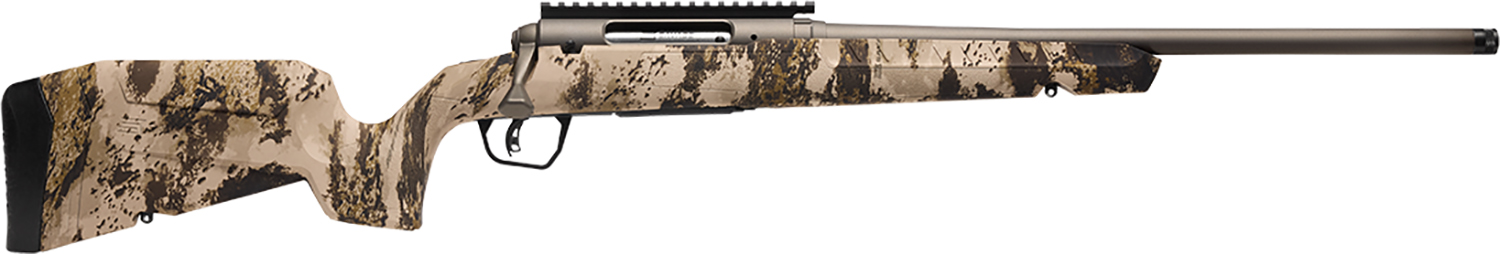 SAVAGE Arms 32317 Axis 2 Pro 243 Win 4+1 20" Gun Metal Bronze Cerakote Heavy Sporter Threaded Barrel, Gun Metal Bronze Cerakote Steel Receiver W/picatinny Rail, Fixed Western Polymer Stock