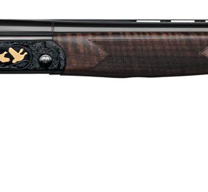F.A.I.R. FRSLX600BL1228 SLX 600  12 Gauge 2rd 3" 28" Vent Rib Black Barrel, Steel Receiver w/Black Engraved Metal Finish, Walnut Stock, Single-Stage Trigger