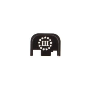 A picture of 0001002 cruxord glock back plate 3 percenter glocks gen 1 4 with USA Gun Store