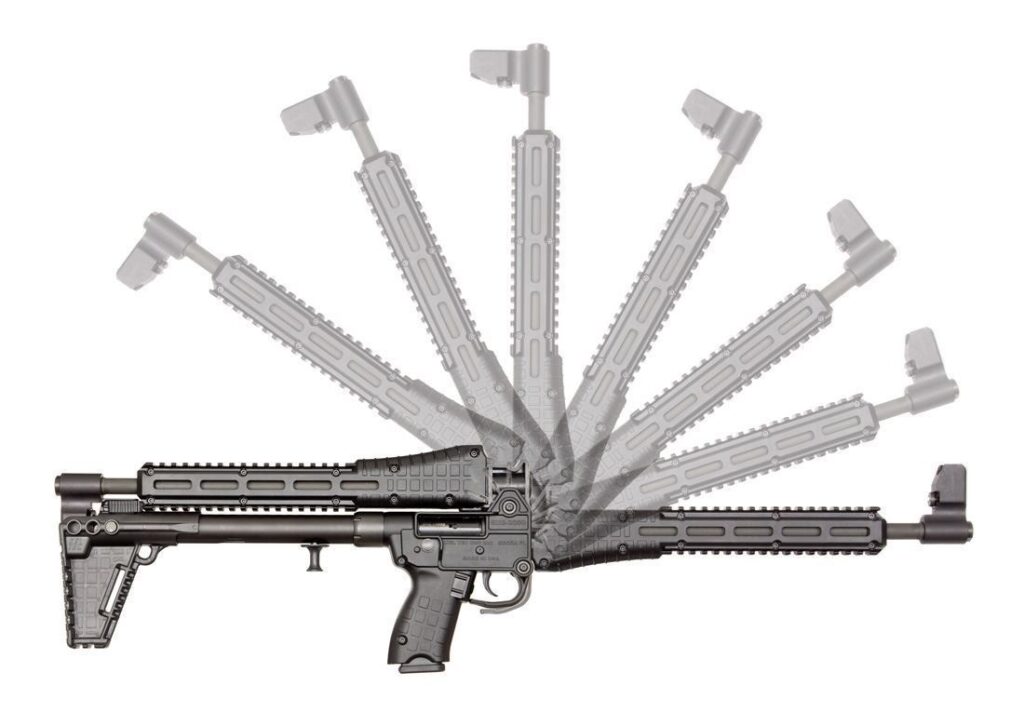 A picture of 0003279 keltec sub 2000 9mm carbine glock 17 10rd magazine blued od green finish with USA Gun Store