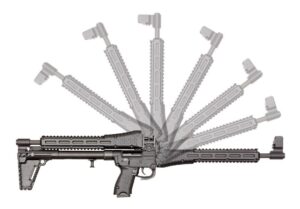 A picture of 0003279 keltec sub 2000 9mm carbine glock 17 10rd magazine blued od green finish with USA Gun Store