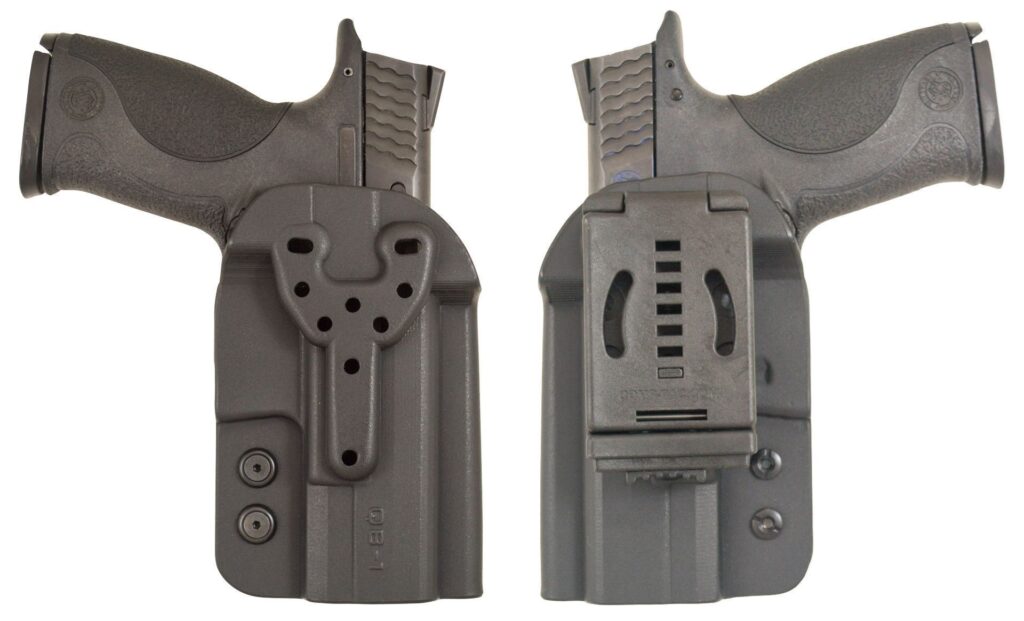 A picture of 0008065 comptac qb owb kydex holster modular fit size 1 black with USA Gun Store