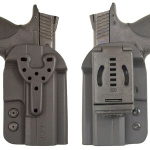 CompTac QB OWB Kydex Holster- Modular Fit-Size 3-Black