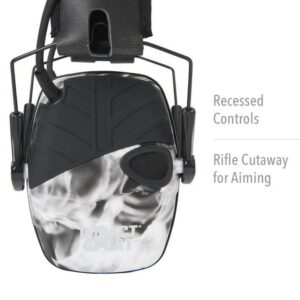 A picture of 0008175 howard leight impact sport classic smoke electronic earmuff with USA Gun Store