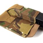 A picture of 0008901 blue force gear belt mounted ten speed double pistol mag pouch with USA Gun Store