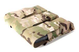 A picture of 0009037 blue force gear triple m4 mag pouch classic style with flap one mag per pocket multicam with USA Gun Store