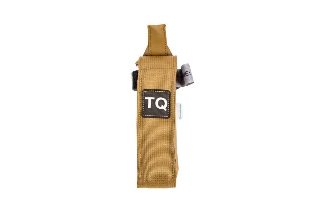 A picture of 0009133 blue force gear tourniquet now pouch molle mounted helium whisper empty with USA Gun Store