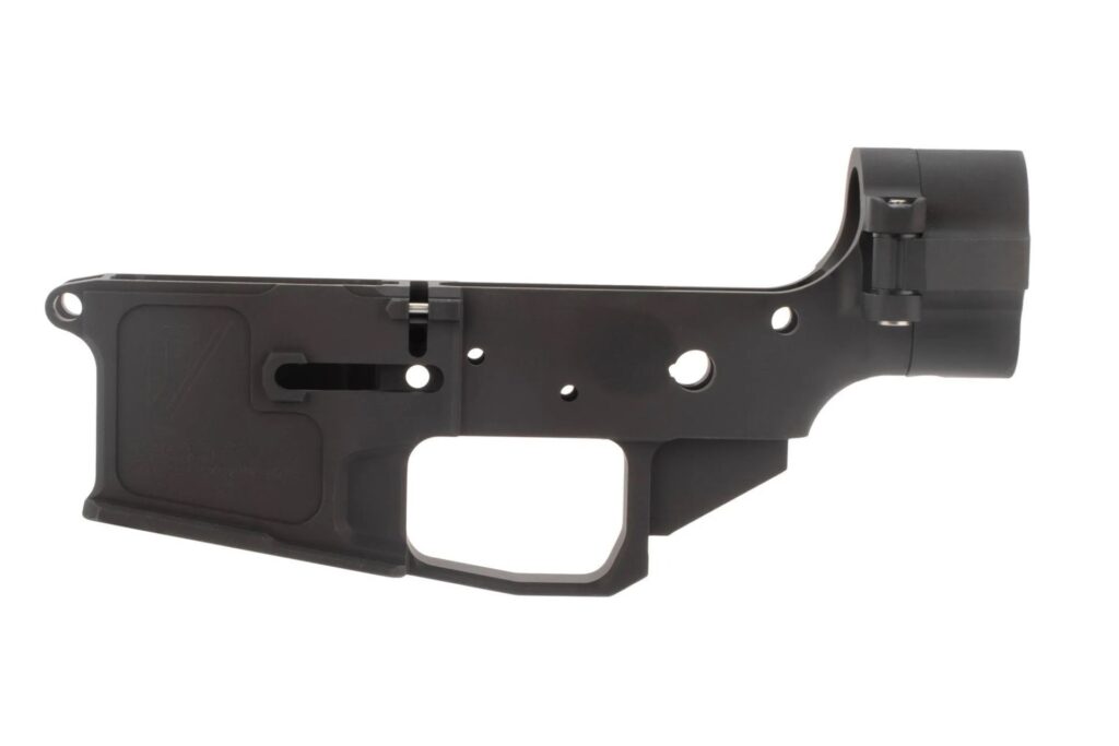 A picture of 0009436 17 design and mfg integrated folding lower receiver ar 15 stripped with USA Gun Store